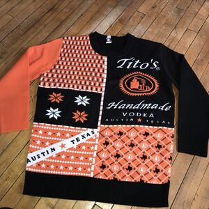 Tito's Vodka Adult XL‎ Logo Sweater NEW